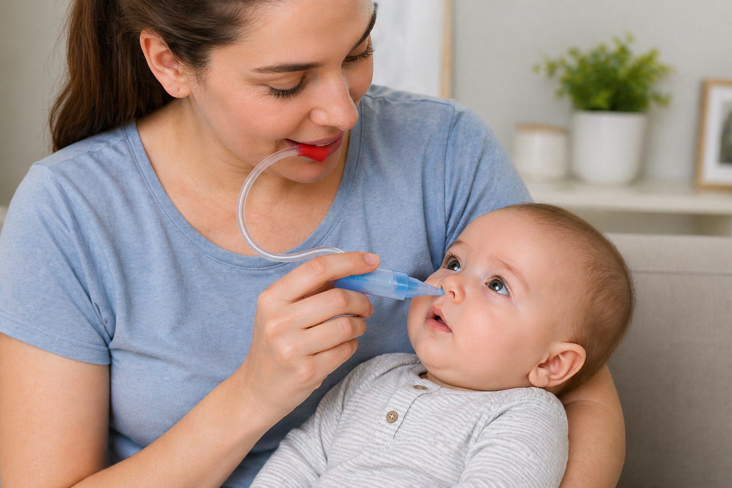 Aspirador Nasal para Bebé – Limpieza Segura y Efectiva